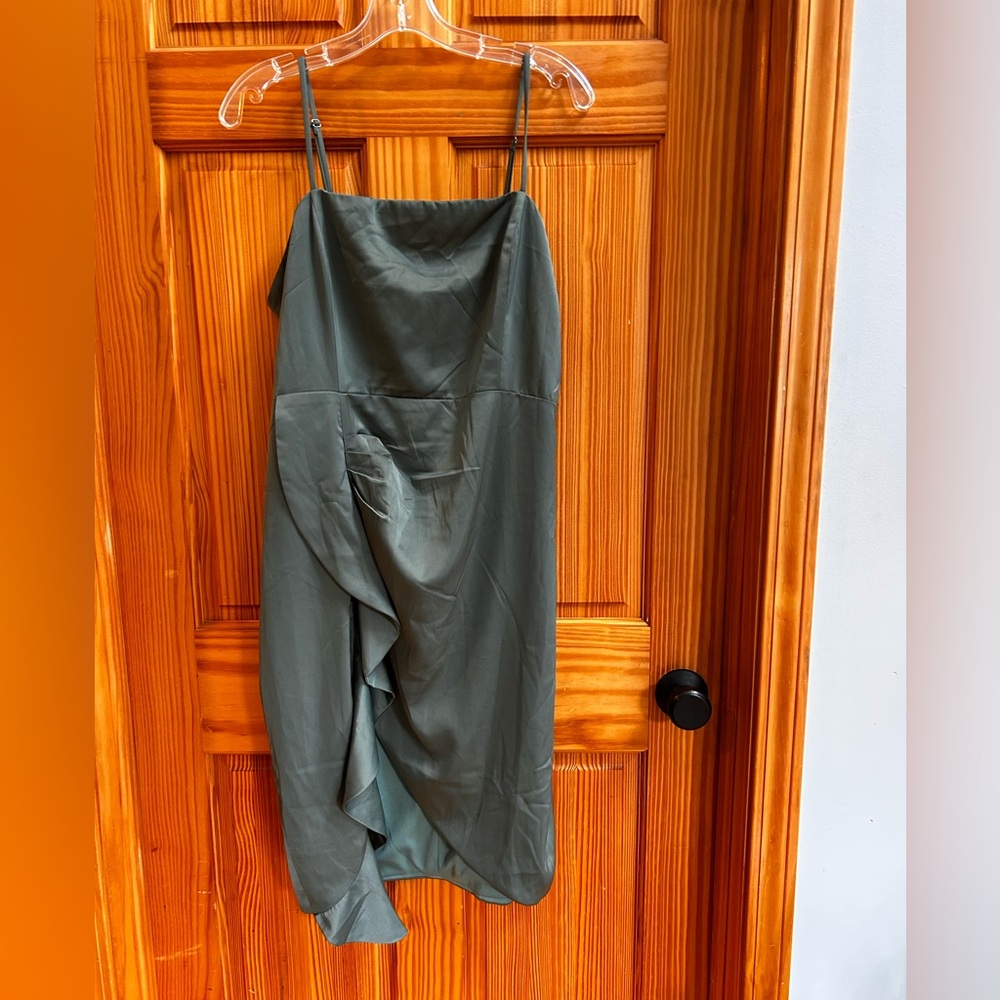 Lulu's Teal Strappy Dress